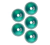 Oumefar Disco de corte de diamante duradero resistente al calor, hoja de eliminación rápida de virutas para tubos de cerámica de PVC de 3 piezas de 3 pulgadas, adecuado para amoladoras angulares 100 y