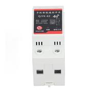 Oumefar Disyuntor 2P Interruptor de Control Remoto Inteligente para Seguridad en el Hogar AC 220V 63A con Protección contra Sobrecarga