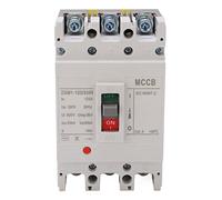 Oumefar Disyuntor de CA Protección contra Sobrecarga Duradera Controlador de Corte de Energía para Red de Distribución de Energía 3P 125A 380V