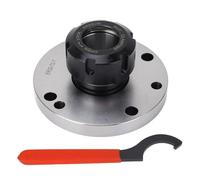OUMEFAR ER32 CNC Collet Chuck High Concentricity Acero de Acero de Carbono con Lema de 100 Mm de Diámetro Máquinas de Torno