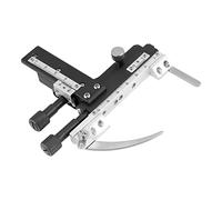 Oumefar Etapa Móvil para Microscopio, Calibrador de Etapa Móvil X-Y Mecánico Acoplable Profesional, Fácil de Instalar y Usar, Excelente Reemplazo, Accesorios para Microscopio