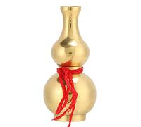 Oumefar Feng Shui Wu Lou Good Luck Wu Lou Latón Puro Wu Lou Wu Lou Cucurbit Gourd Craft Decoración para Oficina Hogar Coche Adornos Colgantes