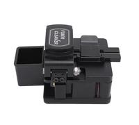 Oumefar Fiber Optic Cleaver Professional Hoja de Acero de Tungsteno 16 Manchas de Escisión 48000 Herramienta de Corte de Cleaves para Fibra óptica Cuerpo de Aleación de Aluminio de Fibra