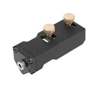 Oumefar Guía de Broca de Perfil de Aluminio, Herramienta de Roscado Eficiente y Precisa para Manualidades, Localizador de Punzones Portátil para Fabricación de Muebles