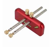 Oumefar Herramienta de Mortaja de Precisión de Calibre de Marcado de Aleación de Aluminio Ajustable para Carpintería para Entusiastas de la Carpintería