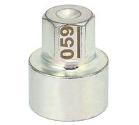 Oumefar Herramienta de Remover Tuercas de Bloqueo de la Rueda, Llave de Bloqueo de la Rueda de Metal Reemplazo de Enchufe Anti Anti -tocador para el Automóvil 1 3 5 6 Serie 7 Series X1 (059)
