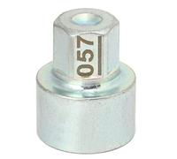 Oumefar Herramienta de Remover Tuercas de Bloqueo de la Rueda, Llave de Bloqueo de la Rueda de Metal Reemplazo de Enchufe Anti Anti -tocador para el Automóvil 1 3 5 6 Serie 7 Series X1 (057)
