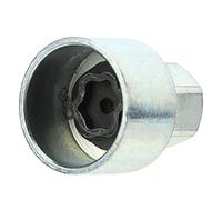 Oumefar Herramienta de Remover Tuercas de Bloqueo de la Rueda, Llave de Bloqueo de la Rueda de Metal Reemplazo de Enchufe Anti Anti -tocador para el Automóvil 1 3 5 6 Serie 7 Series X1 (052)