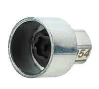 Oumefar Herramienta de Remover Tuercas de Bloqueo de la Rueda, Llave de Bloqueo de la Rueda de Metal Reemplazo de Enchufe Anti Anti -tocador para el Automóvil 1 3 5 6 Serie 7 Series X1 (054)
