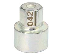 Oumefar Herramienta de Remover Tuercas de Bloqueo de la Rueda, Llave de Bloqueo de la Rueda de Metal Reemplazo de Enchufe Anti Anti -tocador para el Automóvil 1 3 5 6 Serie 7 Series X1 (042)