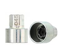 Oumefar Herramienta de Remover Tuercas de Bloqueo de la Rueda, Llave de Bloqueo de la Rueda de Metal Reemplazo de Enchufe Anti Anti -tocador para el Automóvil 1 3 5 6 Serie 7 Series X1 (045)