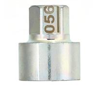 Oumefar Herramienta de Remover Tuercas de Bloqueo de la Rueda, Llave de Bloqueo de la Rueda de Metal Reemplazo de Enchufe Anti Anti -tocador para el Automóvil 1 3 5 6 Serie 7 Series X1 (056)
