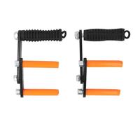 Oumefar Herramienta Portadora de Madera Contrachapada para Paneles de Yeso de Vidrio, Elevador de Carga de 115 Kg con Fácil Elevación para Materiales Pesados, de Panel Multifunción de 2 Piezas para