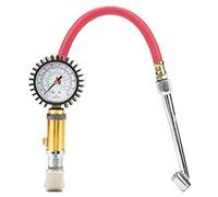 Oumefar Inflador Neumáticos con Manómetro Digital, Pistola Inflado Precisión 10 220PSI, Aleación Aluminio, Para Coches Motos Bicicletas, Accesorio Compresor Aire