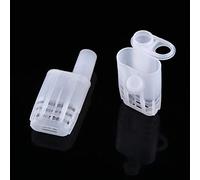 Oumefar Jaulas de Plástico para Abejas Reina, Herramienta Aislante de Caja de Insectario Duradera para Cría de Apicultura, 10 Piezas/Juego para Apicultores, Plástico/como Muestran Las