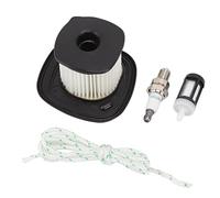 Oumefar Juego de Filtros de Aire para Soplador para Modelos Stihl SH86C y | Soporte de flujo de , bujía con cuerda de tracción, construcción ABS, ajuste compacto para equipos de jardín BG86Z
