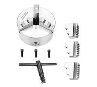 Oumefar K11-125 1pcs 5 pulgadas 3 mandíbulas de torno autocentrante para 125 mm de diámetro para Torno, Máquinas Herramienta