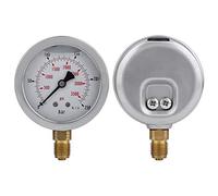 Oumefar Kit de Acoplamiento de Punto de Prueba de Manguera Hidráulica con Medidor de 3600 PSI para Pruebas de Sistemas Hidráulicos, Resistente Al Calor para Uso Profesional Manguera de 1,5 Metros