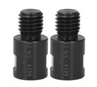 Oumefar Kit de Adaptador de la Amoladora de ángulo de 2pcs, 5/8in-11 Masculino/femenino a M14 Accesorio de Convertidor de Rosca de EE.UU. (M14 Hombre a 5/8in-11 Hembra)