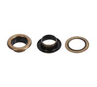 Oumefar Kit de Ojales Ojales Ojales Ojales Lisos 100 Juegos Ojales Ojales Ojales Anillos Artesanía en Cuero para reemplazo de Accesorios de deccroation(10mm 100sets)