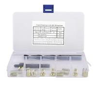 Oumefar Kit de Reparación de Roscas, 12 Piezas M8 X 1,25 Juego de Insertos de Rosca Autorroscantes para Reparación de Orificios Dañados de Maquinaria de Metal Automotriz