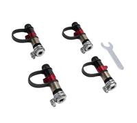 Oumefar Kit de Válvula Desinfladora de Neumáticos, Parada Automática de Deflación Rápida y Eficiente para Aleación de Aluminio Todoterreno, 4 Uds.