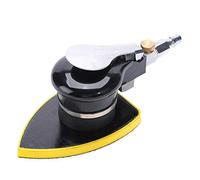Oumefar Lijadora de Aire Triangular de Mano 1 Uds 12000 RPM máquina de Lijado neumática de Alta Velocidad de rotación lijadora neumática para pulir Lijado Pulido(90 * 130 mm)