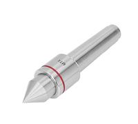Oumefar Live Center Giratorio MT4 Acero con Alto Contenido de Carbono Herramienta de Torneado de Cono Morse de 60 ° Rodamientos de Bolas Triples de Rotación Suave para Torno Trabajo de