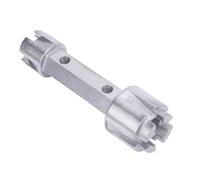 Oumefar Llave de Drenaje de la Bañera, Llave de Aleación de Aluminio de Alta Resistencia de Doble Terminación para la Pesa de Aluminio de la Bañera del Fregadero Herramienta de