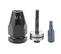 Oumefar M5 M6 M8 M10, Remaches neumáticos, Remaches de Aire, Pistola de Tuerca, Cabeza de Tuerca de Remache para remachadores neumáticos para remachadoras de fijación(Hex Straight Shank M5)
