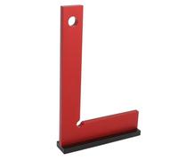 Oumefar Machinist Square Engineer Cuadrado 90 Grados Angle de ángulo Recto Regla Aleación de Aluminio L Herramienta de Medición de Prueba para Carpintería para Carpintería 6.14 X 3.94