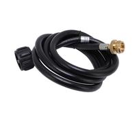 Oumefar Manguera de Extensión de Gas Convertidor Duradero para Tanques de 1 Lb a 20 Lb, Caudal de Gas Constante, para Calentador de Estufa de Parrilla de Barbacoa Portátil RV (4 pies)