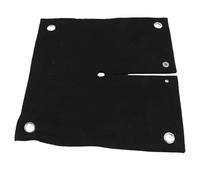 Oumefar Manta de Soldadura Ignífuga, Almohadilla de Soldadura de Tubo de Cobre Resistente Al Calor de Fibra de Carbono Gruesa para Protector de, Estera Ignífuga