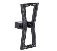 Oumefar Marcador de Junta de de Milano de Aluminio, Herramienta de Guía de Carpintería de Precisión para Carpinteros, Aleación de Aluminio