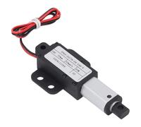 Oumefar Mini Actuador Lineal Eléctrico 24 V Impermeable Compacto Potente 20 Mm de 20 Mm 20n Empuje 30 Mm Velocidad Aluminio ABS Industrial Automatización de Armas Robóticas Maquinaria