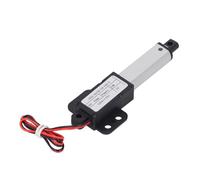 Oumefar Mini Actuador Lineal Eléctrico de 24 V CC, Resistente Al Agua, con de 40 Mm, Velocidad de 30 Mm/s y Empuje de 20 N para sofá, Robot, Plataforma Elevadora Servo, Abridor de