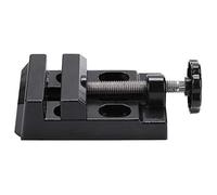 Oumefar Mini Herramienta de Sujeción de Tornillo de Banco de Mesa Duradera de Aleación de Aluminio para Trabajadores Domésticos y de Fábrica