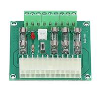 Oumefar Módulo Adaptador de Corriente ATX, Placa de Control Compacta para Interfaz de Escritorio de 24 Pines y 20 Pines, Interruptor de Palanca para Control de Potencia para Amplificador de