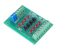 Oumefar Módulo de Aislamiento de Optoacoplador de Alta Frecuencia de 4 Canales para Conversión de Señal para Usuarios de PLC