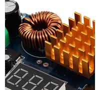Oumefar Módulo de Refuerzo Digital DC-DC Convertidor Elevador de Alta Potencia 5A para Aumentar el Voltaje en Escenarios de bajo Suministro, Compacto 72 X 48 X 18 Mm