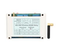 Oumefar Módulo de relé Inalámbrico de 4 Canales con Antena para Seguridad de Automatización del Hogar 1 Módulo de relé (24V)