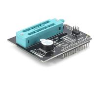Oumefar Módulo Programador de Placa de Desarrollo con Indicador LED de Zumbador para R3 DC5V, Programación por Lotes Sencilla, ABS, 1 Unidad