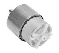 Oumefar Motor de Engranaje CC, Máquina Expendedora de Juguetes de bajo Ruido, Abridor de Ventanas, Motor de Metal para Equipos de Automatización de Cajeros Automáticos de Bancos (12V, velocidad 5)