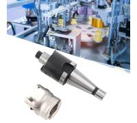 Oumefar MT2 FMB27 Portabrocas de Pinza BAP400R-50-22-4T Fresa 1604APMT Insertos de Fresado Fresa CNC de Alta Precisión para Profesionales Metalúrgicos 4PCS (NT30-FMB22+50 disco de cuchilla+1604APMT