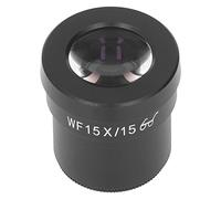 Oumefar Ocular de Microscopio Estéreo de Campo Amplio, Lente Transparente para Estudio, Trabajo, Aumento WF15X/15 con Diámetro de Interfaz de 30mm