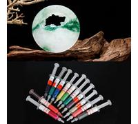 Oumefar Pasta Compuesta de Pulido Cera de Resina Duradera y Respetuosa con el Medio Ambiente de Diamante 12 Piezas para Relojes de Joyería de Metal de Jade Encendedores para Pulido de Alta Precisión