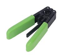 Oumefar Pelacables de Fibra óptica, Herramienta Eficiente de Conexión en Frío de Acero de Aleación para Pelar Cables de Fibra óptica de 1/2 Núcleo