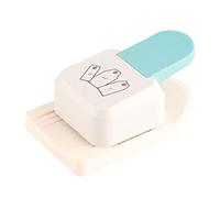 Oumefar Perforadora Redondeadora Esquinas Papel, Aleación Zinc ABS 14,9 X 8,9 X 5,7 Cm Herramienta Artesanal Bricolaje para Envolver Regalos Tarjetas Felicitación (Parte superior plana)