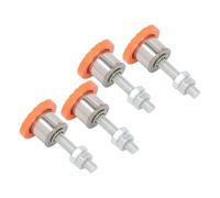 Oumefar Pies Niveladores Duraderos para Máquina de Corte, Nivelador de Piernas Antideslizante, Almohadilla de Pie para un Funcionamiento Seguro, 4 Uds.