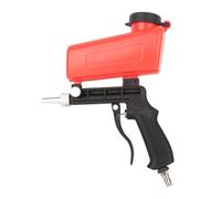 Oumefar Pistola de Neumática Portátil, Pistola de Chorro de de Aluminio de Mano con Flujo Ajustable, Herramienta Liviana para Eliminar óxido y Pulir